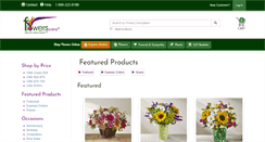 Desktop Screenshot of flowersonline.com